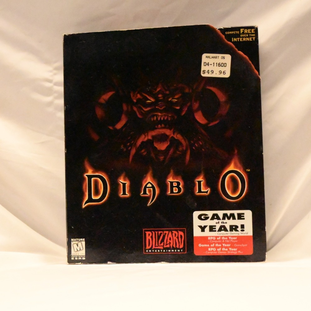 Diablo PC Big Box + Hellfire Expansion Complete Tested Working